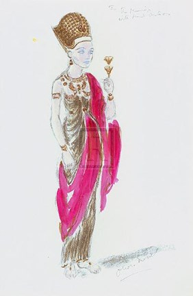 Framed Designs for Cleopatra XXV Print