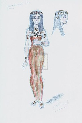 Framed Designs for Cleopatra L Print