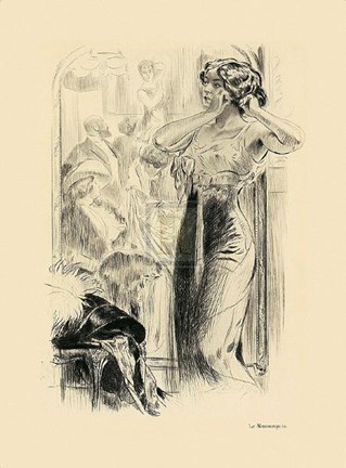 Framed Le Mannequin Print