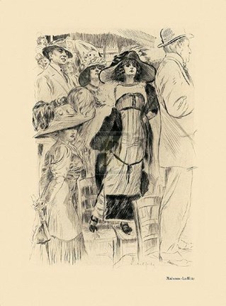 Framed Maisons-Laffitte Print