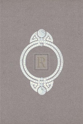 Framed Jewellery Designs II Print