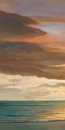 Framed Quiet Horizon I Print