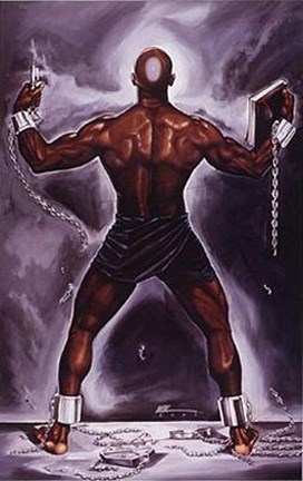 Framed Knowledge Is Power Print