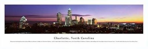Framed Charlotte, North Carolina - Series 2 Print