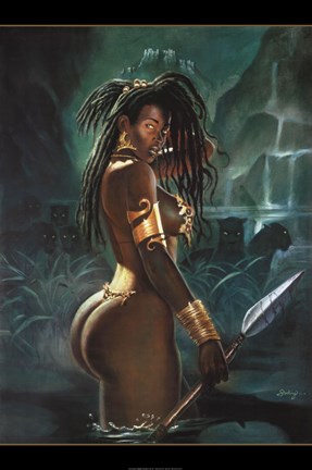 Framed Warrior Print