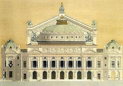 Framed Opera De Paris Garnier Print