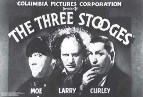 Framed Three Stooges: Opening Credits Print