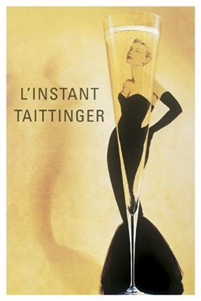 Framed Taittinger Print