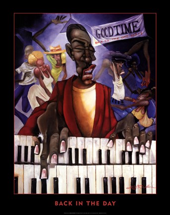 Framed Back In The Day Print