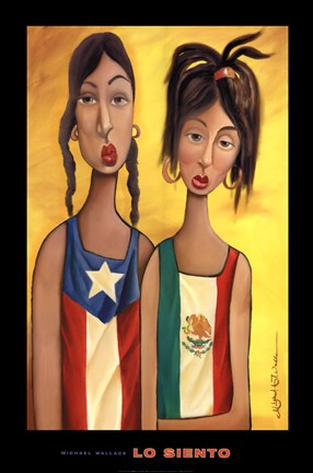 Framed Lo Siento Print