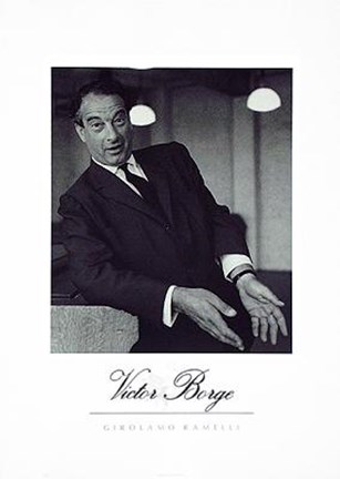 Framed Victor Borge Print