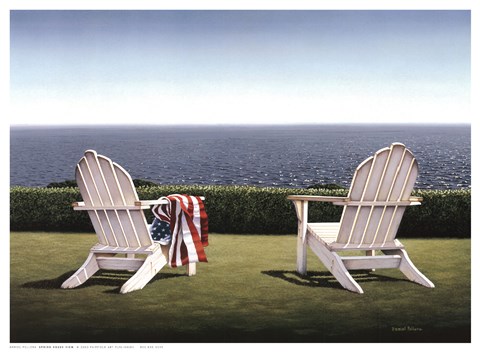 Framed Spring House View Print