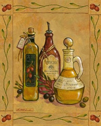 Framed Olive Oil II Print