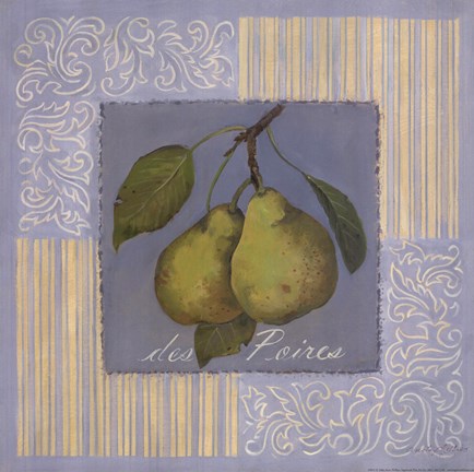 Framed Des Poires Print