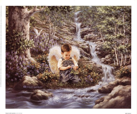 Framed Nature's Little Guardian Print