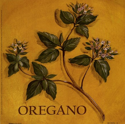 Framed Oregano Print