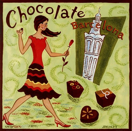 Framed Spanish Chocolate Print