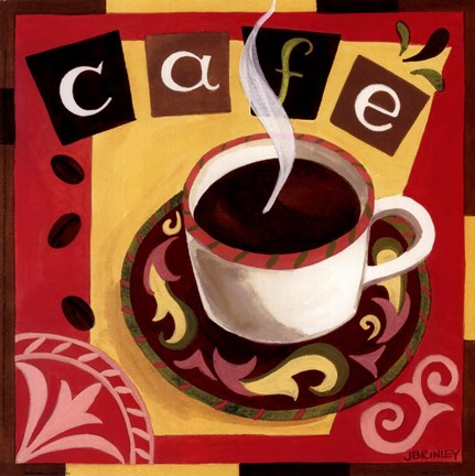 Framed Italian Cafe Print