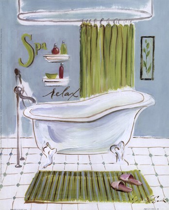 Framed Bath IV Print