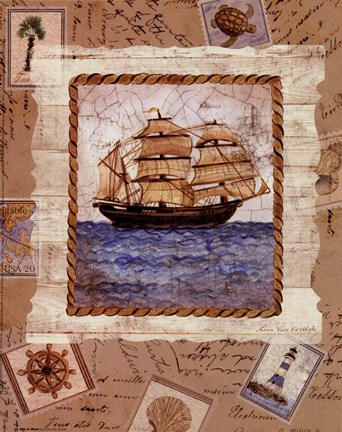 Framed Ship To Shore I Print