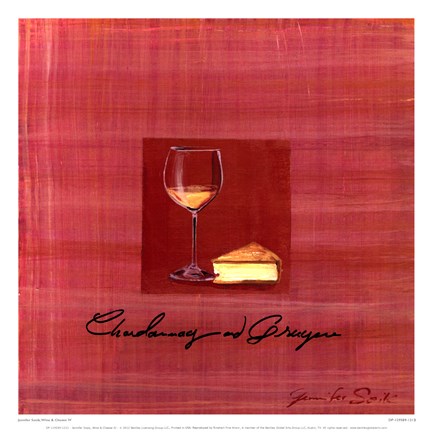 Framed Wine &amp; Cheese IV Print