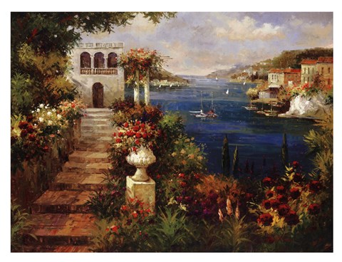 Framed Marina Di Leuca II Print