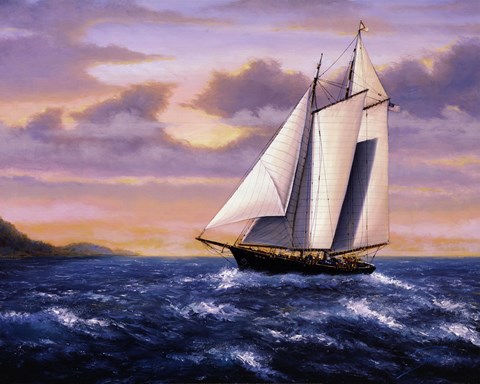 Framed West Wind Sails Print