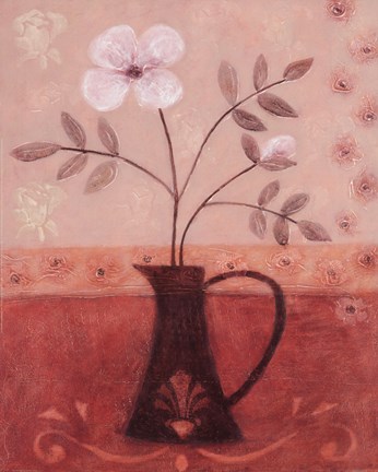 Framed Fleur De Lys II Print