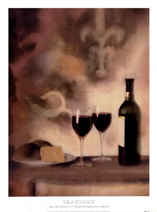 Framed Savor The Moment II Print