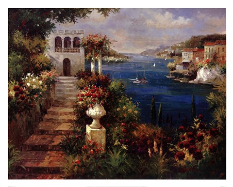 Framed Marina Di Leuca II Print