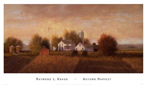 Framed Autumn Harvest Print