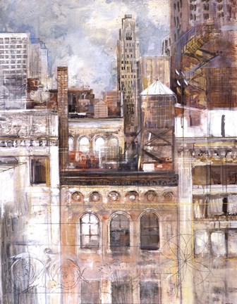 Framed Framework I Print