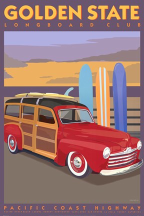 Framed Golden State Print