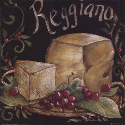 Framed Bon Appetit Reggiano Print