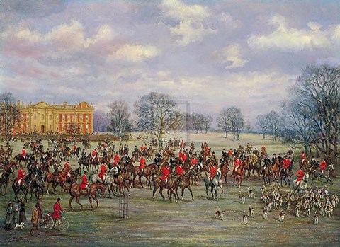 Framed Cheshire Meet, Dulton 1904 Print