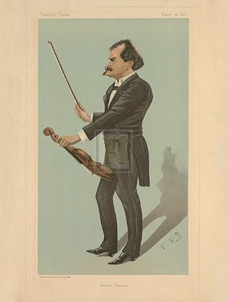 Framed Eduard Strauss Print