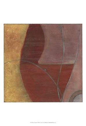 Framed Sun Tendrils I Print