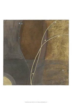 Framed Night Tendrils II Print