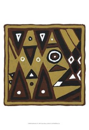 Framed Tribal Rhythms II Print