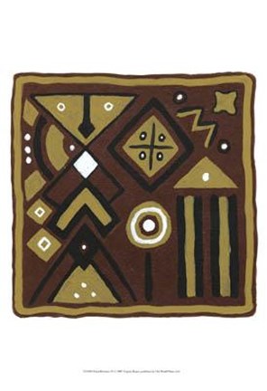 Framed Tribal Rhythms IV Print