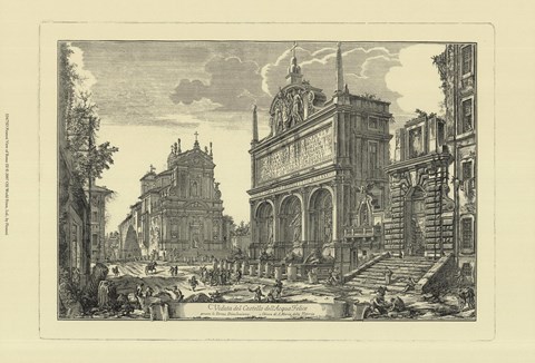 Framed Piranesi View Of Rome III Print