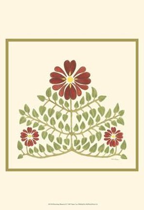 Framed Flourishing Blossoms II Print