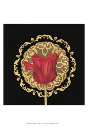 Framed Tulip Medallion II Print