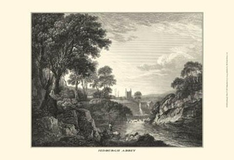 Framed Jedburgh Abbey Print