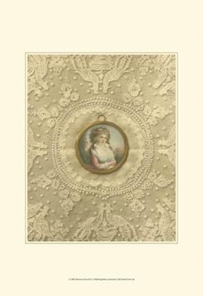 Framed Miniature Portrait II Print