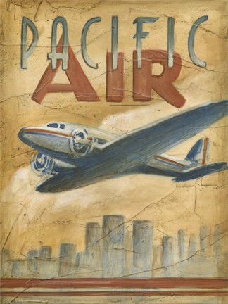 Framed Pacific Air Print