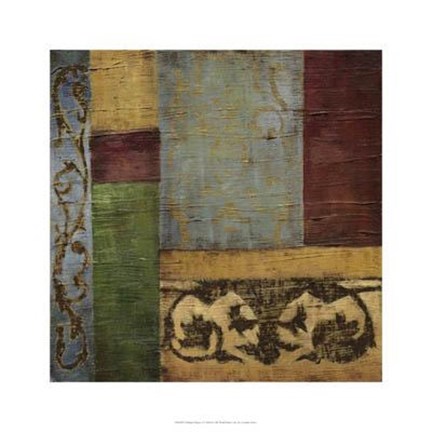 Framed Twilight Filigree I Print