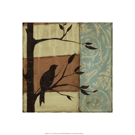 Framed Arts Crafts Silhouette III Print