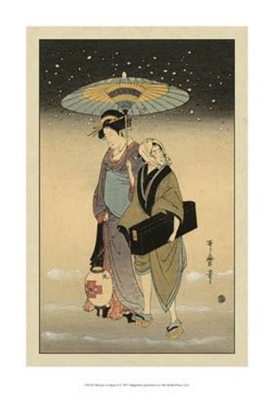 Framed Women Of Japan I Print