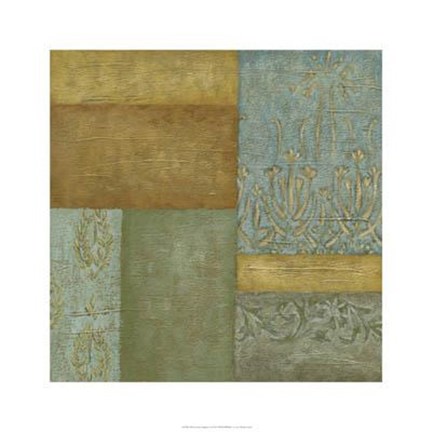 Framed Mediterranean Tapestry II Print
